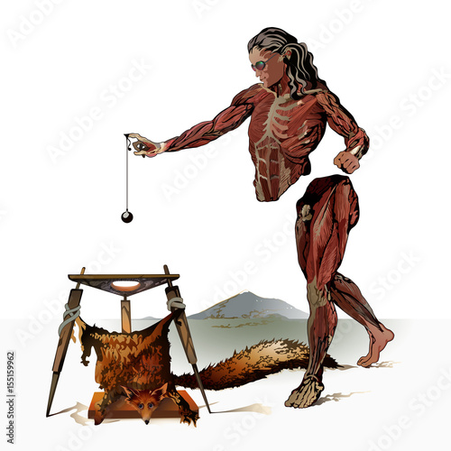 Healing - Fictional mythology in modern style.