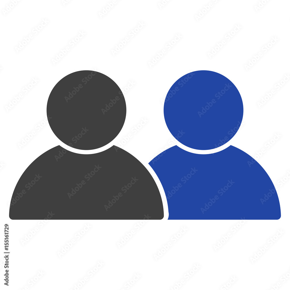 Users flat vector pictogram. An isolated illustration on a white background. Users flat vector pictogram. An isolated illustration on a white background.