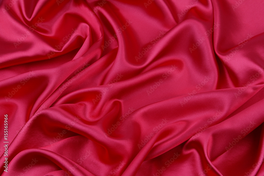 Obraz premium Red silk fabric