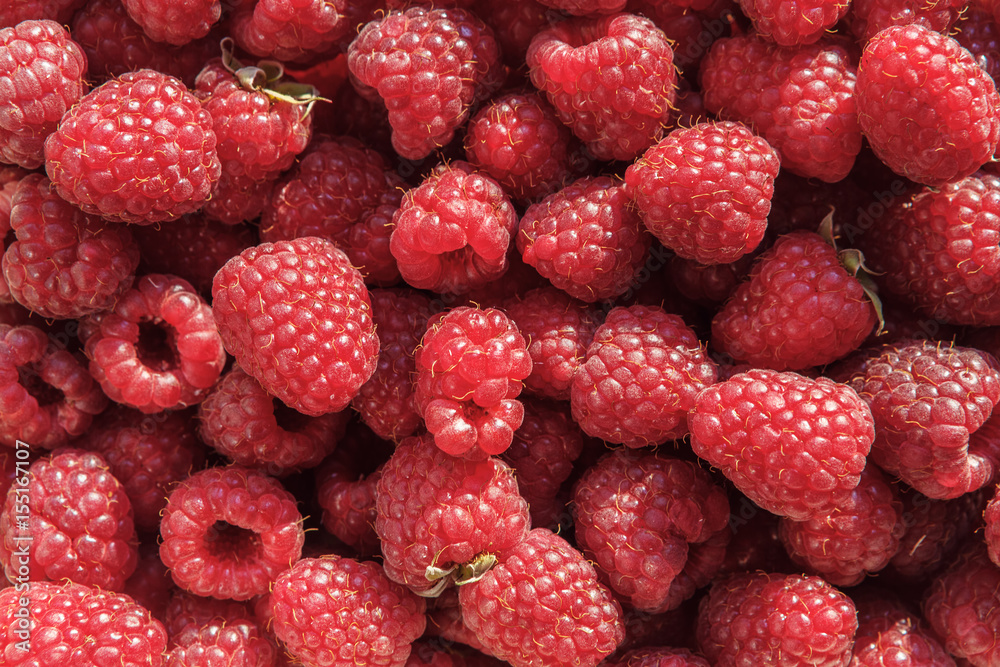 Fresh raspberries background Fresh raspberries background