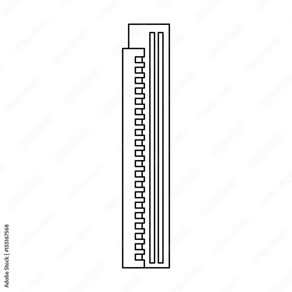 building skyscraper tower windows exterior vector illustration building skyscraper tower windows exterior vector illustration
