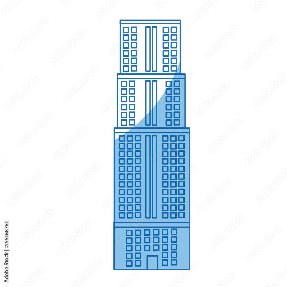 building skyscraper high facade urban vector illustration building skyscraper high facade urban vector illustration