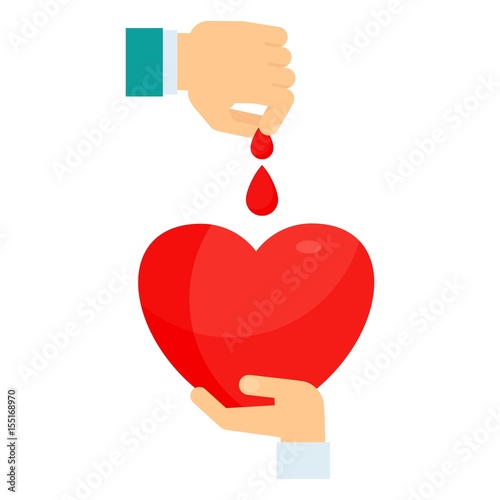 donate blood concept