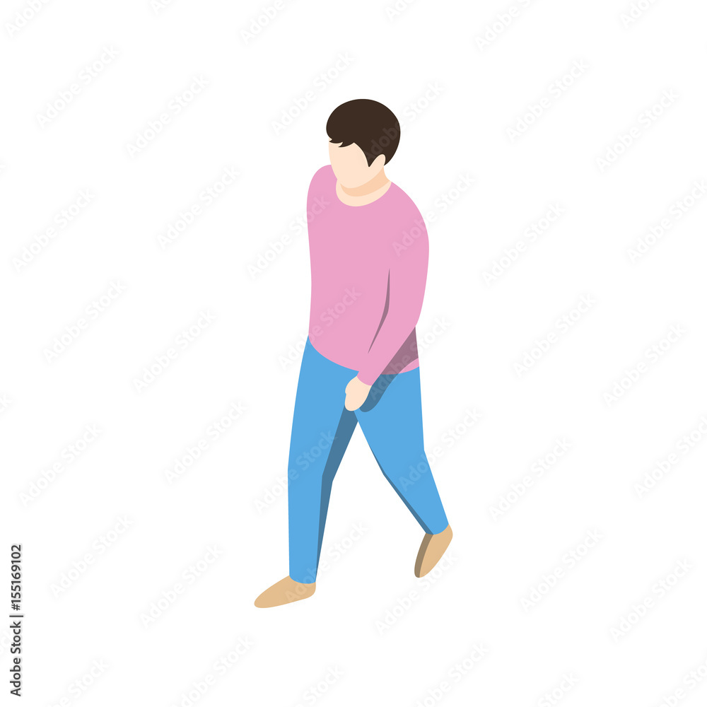 Going Male On White Background Going Male On White Background