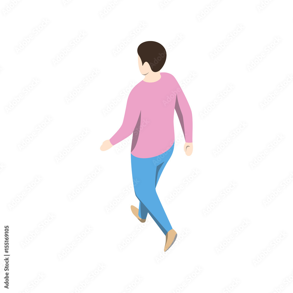 Going Male On White Background Going Male On White Background