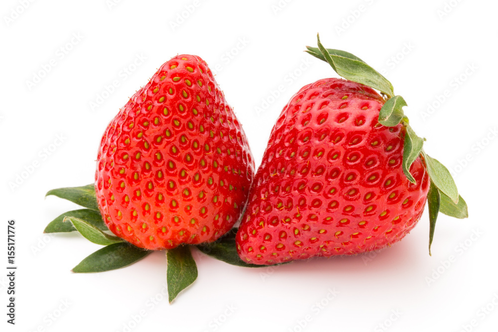 Strawberry isolated on white background. Fresh berry. Strawberry isolated on white background. Fresh berry.