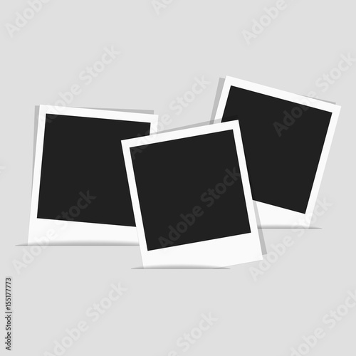 Photo frames vector illustration
