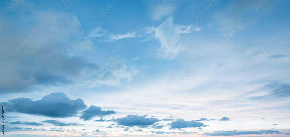 Obraz premium Sky and clouds evening