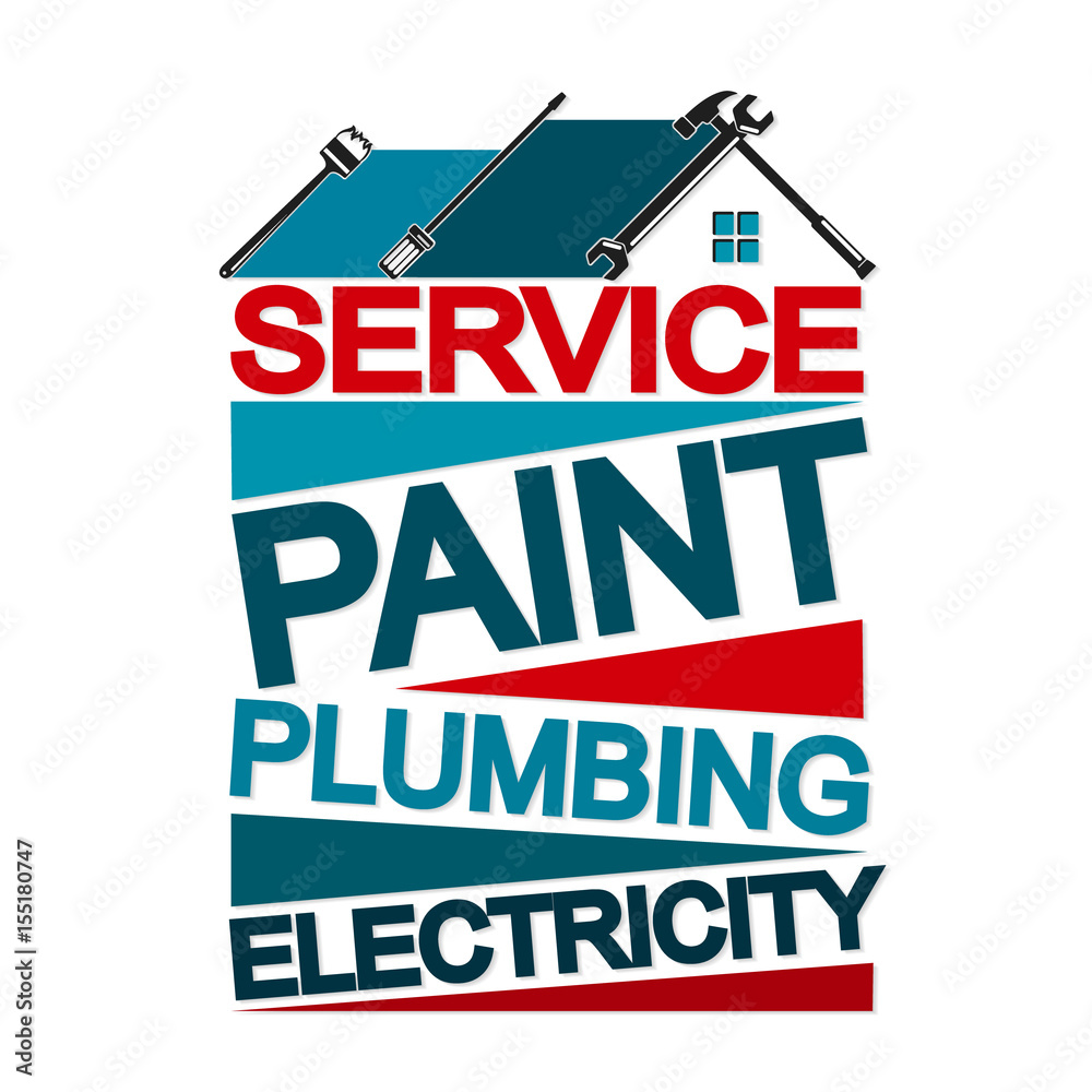 Fototapeta premium Home repair banner