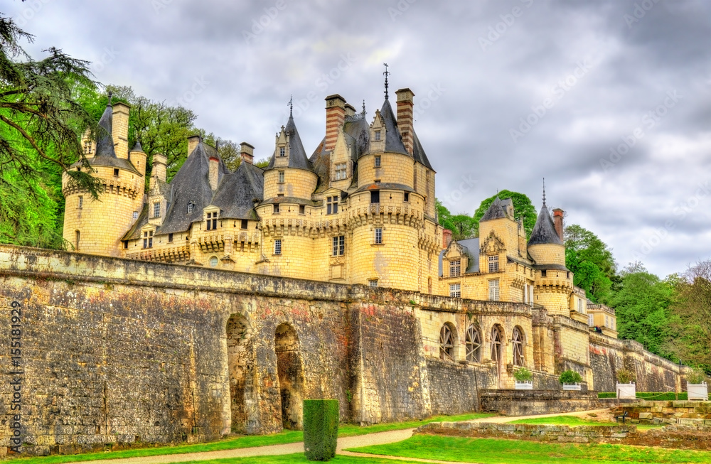 Castle of Usse in the Loire Valley, France