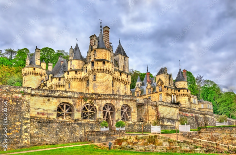 Castle of Usse in the Loire Valley, France