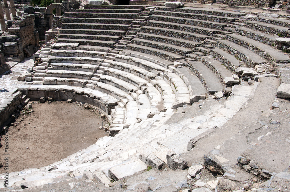 The Odeon amphitheater at Ephesus, Turkey