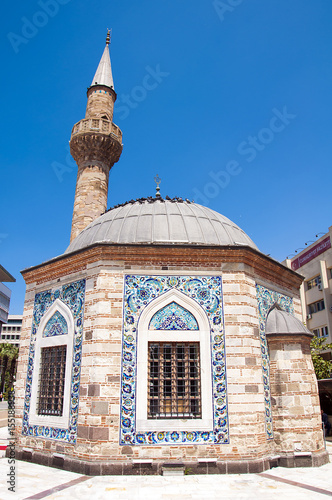 Konak Mosque also known as Yalı Mosque . It was built in 1755 it is located in Konak Square. Izmir. Turkey. photo