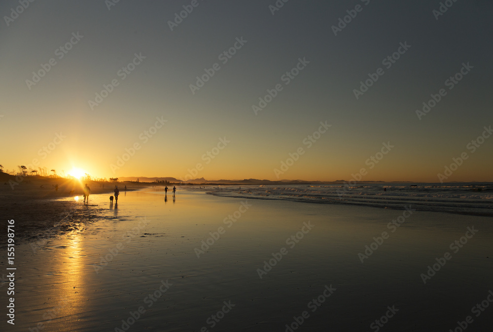 Byron Bay - coucher de soleil