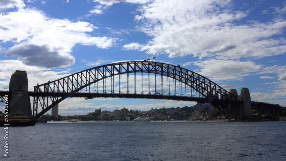 Sydney, Harbour Bridge, Top, Australia Flag Sydney, Harbour Bridge, Top, Australia Flag