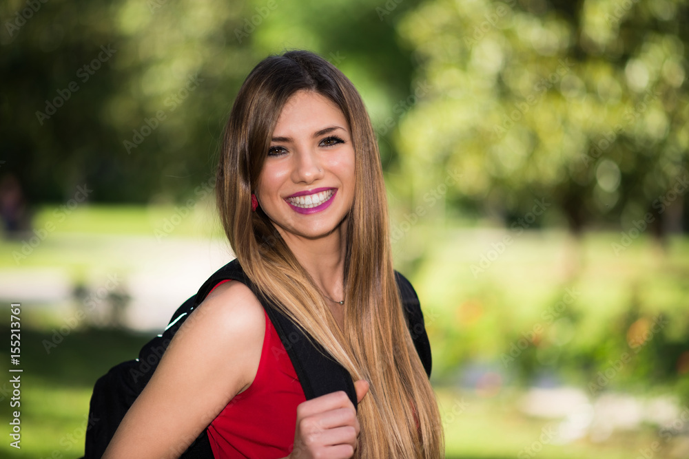 Smiling woman portrait Smiling woman portrait