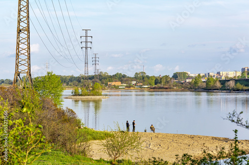 Overlooking the city of Berdsk and the river Berd. Siberia, Russia