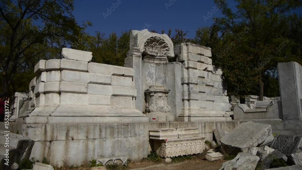 china beijing yuanmingyuan,history legacy wreckage,royal garden pillars.
