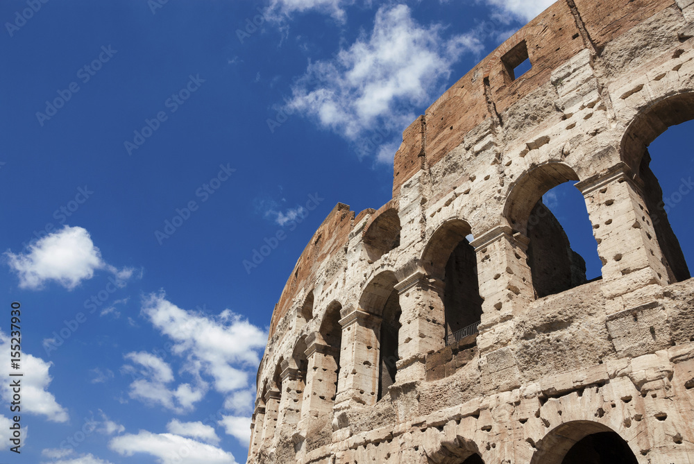 Coliseum arches in Rome