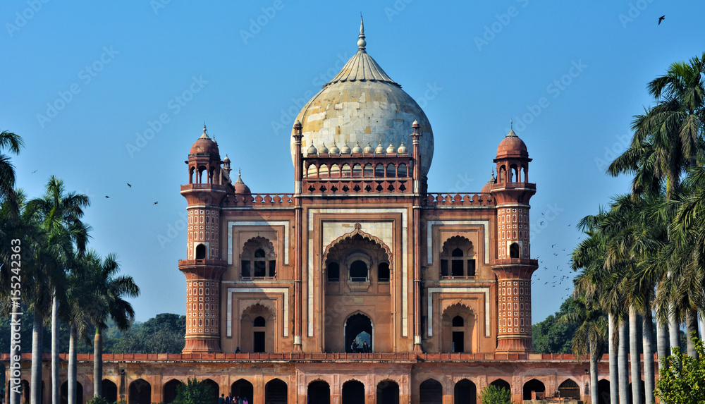 Safdarjung's Tomb, a sandstone and marble mausoleum built in 1754, in New Delhi, India.