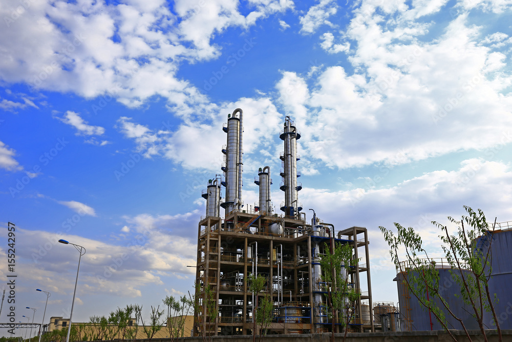 Fototapeta premium Industrial plant equipment