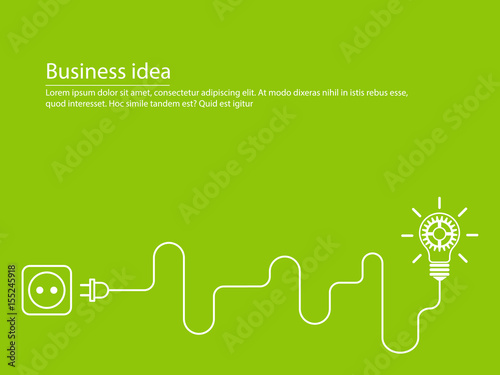 Creative brainstorm concept business idea