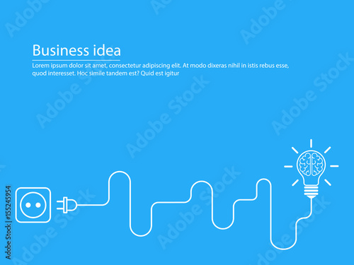 Creative brainstorm concept business idea
