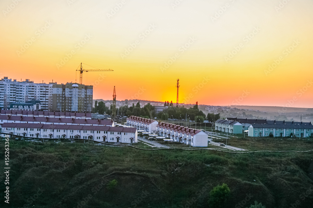 Obraz premium Residential area in the city of Belgorod