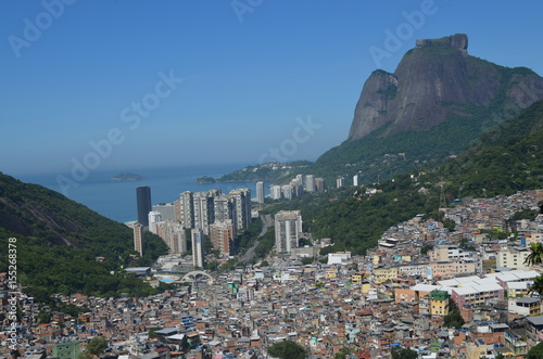 Views across the´favela´slums of Rio de Janeiro, Brazil