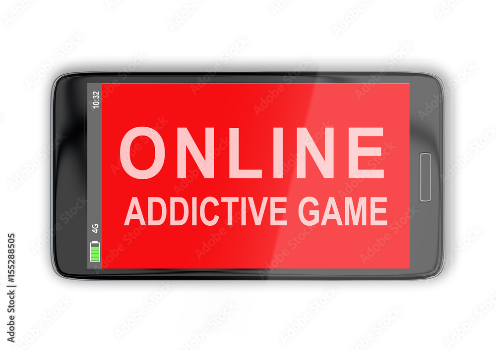 Online Addictive Game concept Online Addictive Game concept