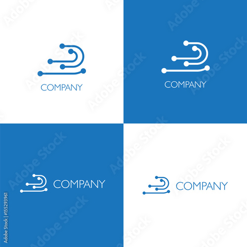 Electronics services or goods company logo