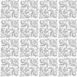 Seamless classic light silver pattern. Traditional orient ornament. Classic vintage background