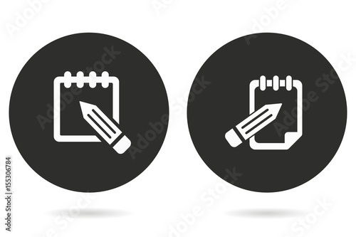 Notepad - vector icon.