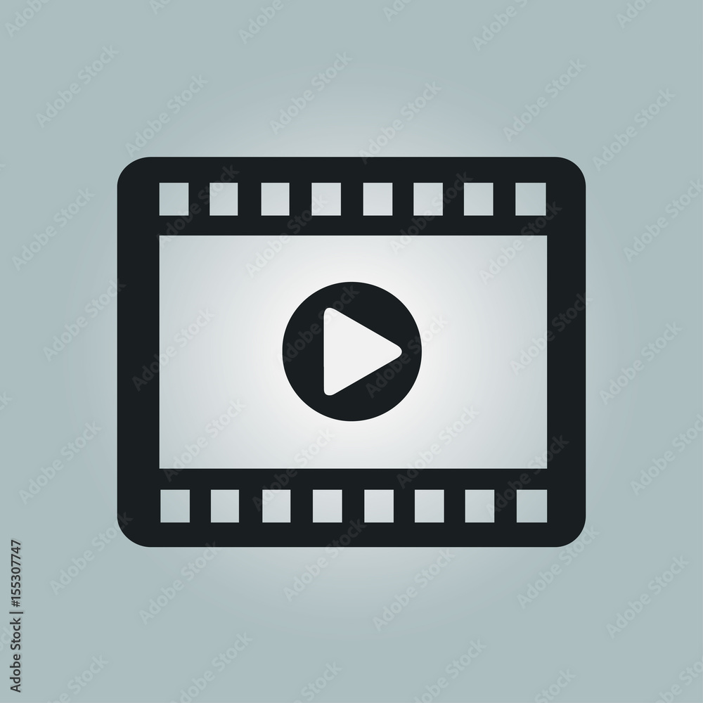 Video icon. Flat design style. Movie premiere. Live video Calendar. Video icon. Flat design style. Movie premiere. Live video Calendar.