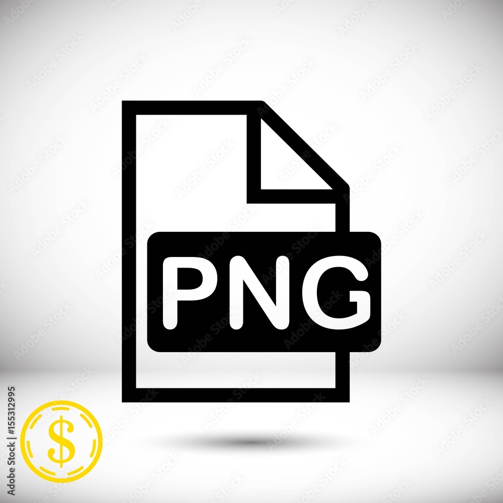 PNG icon stock vector illustration flat design PNG icon stock vector illustration flat design