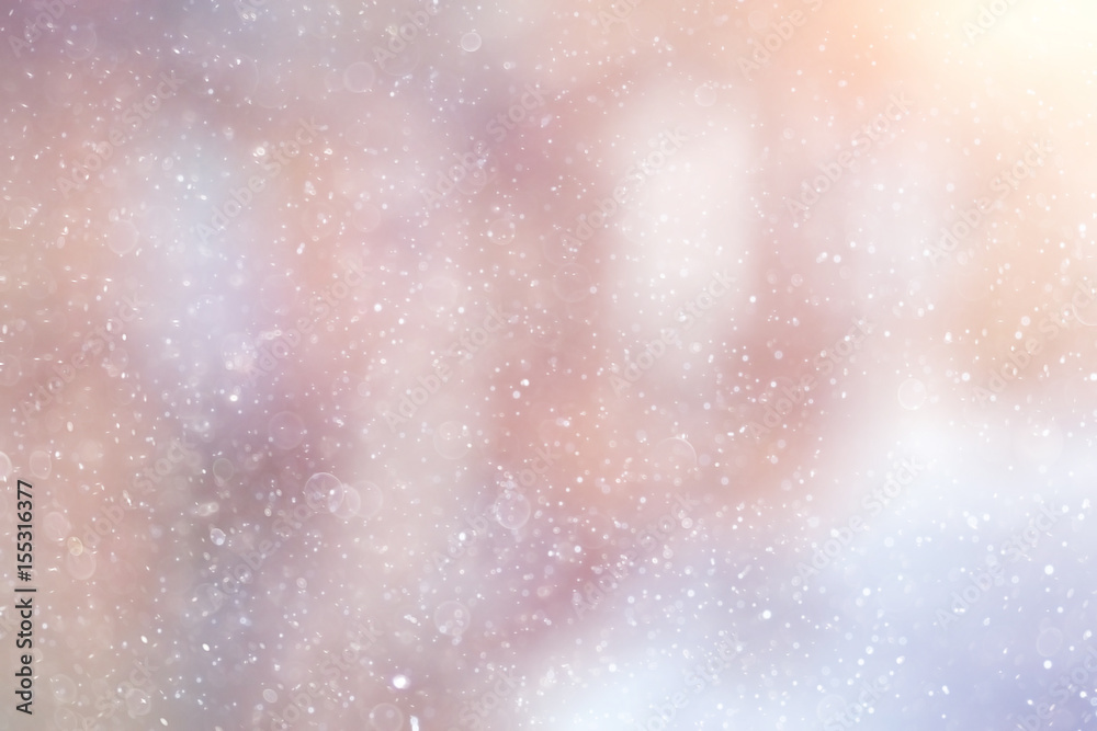 Snowfall texture of snowflakes on blurred background Snowfall texture of snowflakes on blurred background