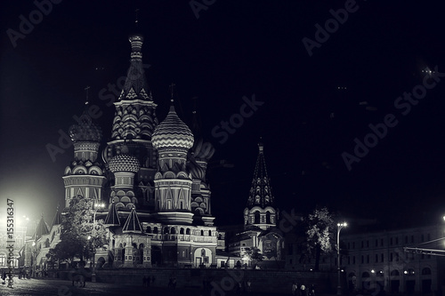 night cityscape Russia