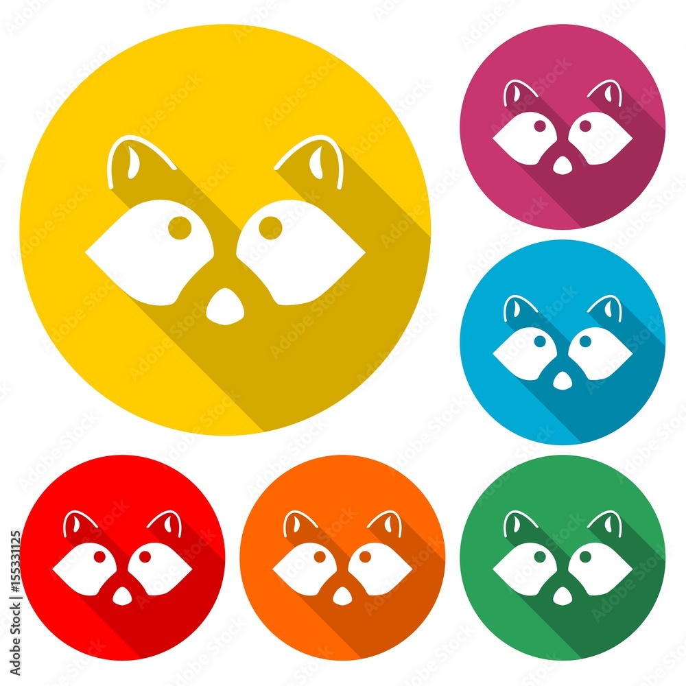 Silhouette of a raccoon - Illustration Silhouette of a raccoon - Illustration
