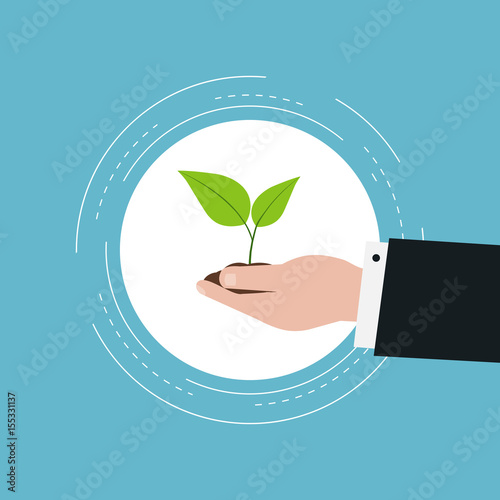 Business development flat vector illustration design. Design for web banners and apps