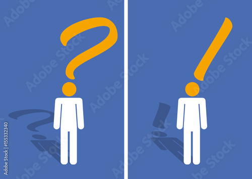 point d’interrogation - question - interrogation - point d’exclamation - FAQ - idée - solution