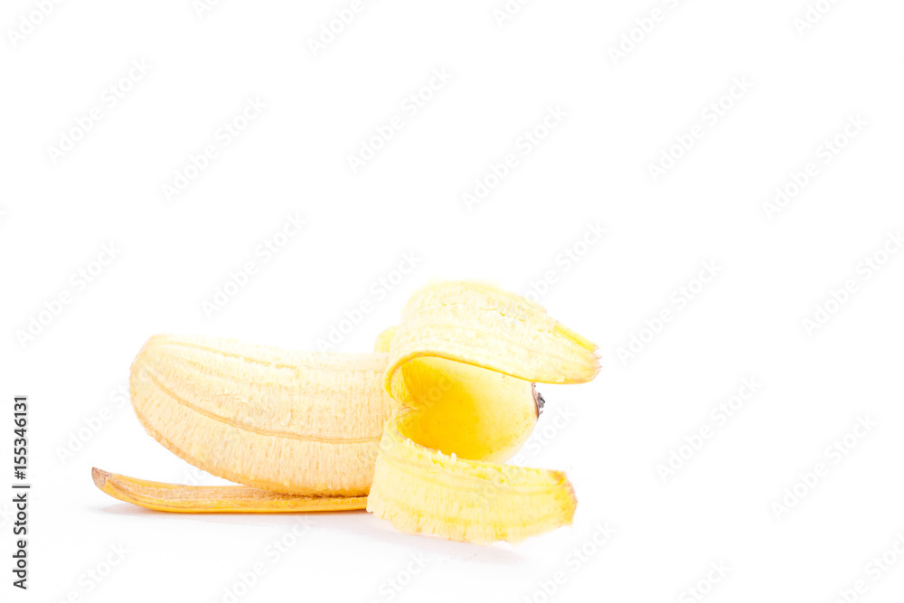 peeled egg banana on white background healthy Pisang Mas banana fruit food isolated
peeled egg banana on white background healthy Pisang Mas banana fruit food isolated