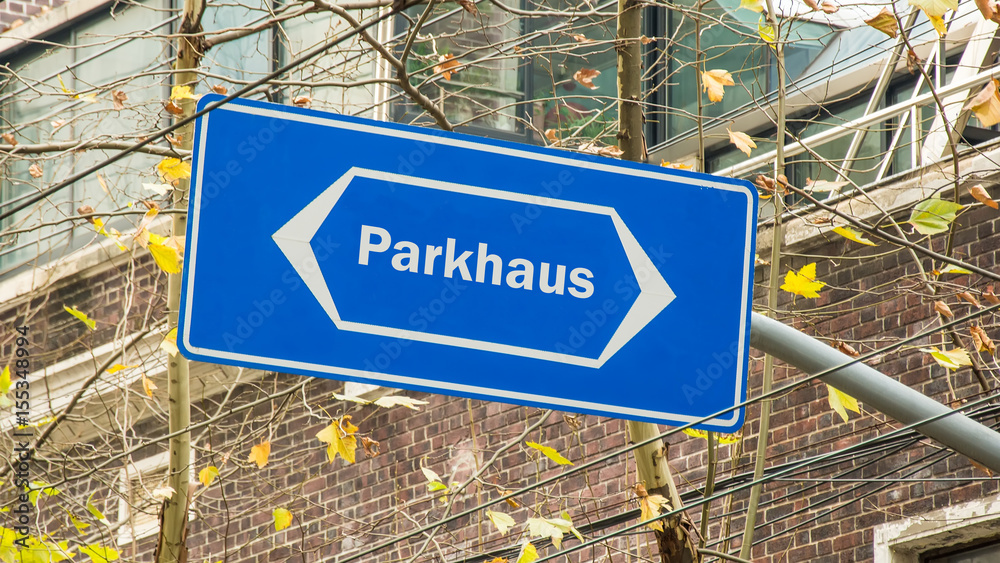 Obraz premium Schild 199 - Parkhaus
