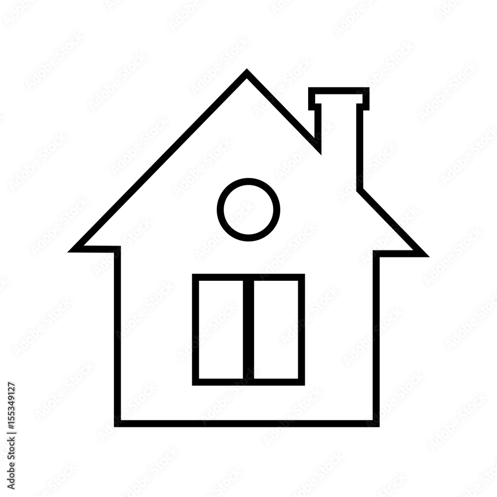 house icon over white background. vector illustration house icon over white background. vector illustration