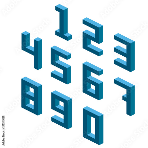Collection of the isometric numbers, isometric grid 26.57 degree