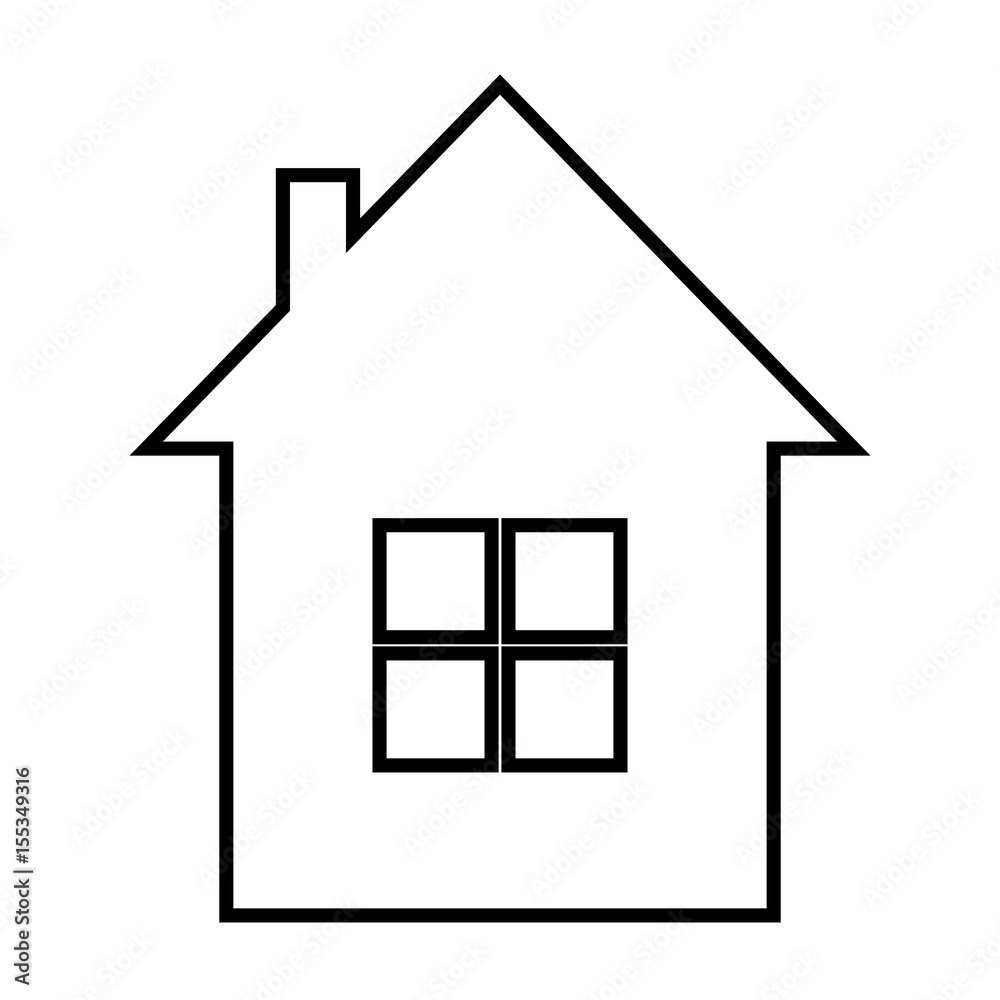 house icon over white background. vector illustration house icon over white background. vector illustration