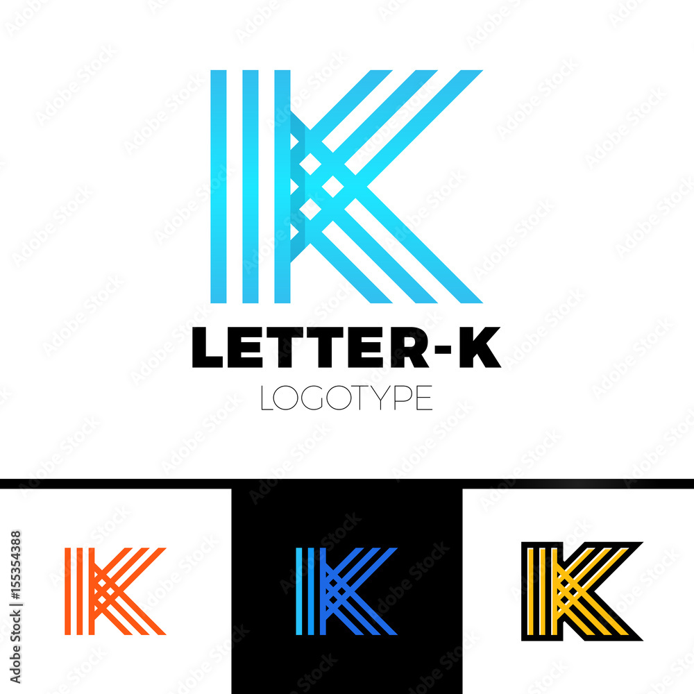 Letter K logo icon design template elements Letter K logo icon design template elements