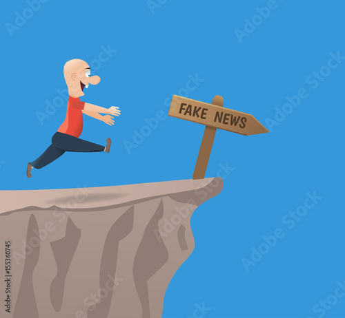 Fake news concept.