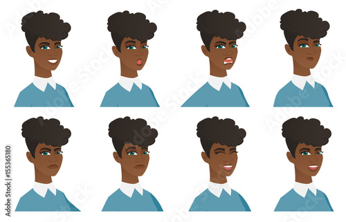 Vector set of cleaner characters.