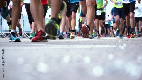 marathon laufen/joggen photo