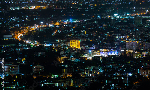 Doi Suthep Chiangmai night view